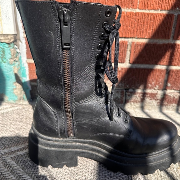 Thursday leather platform boots women size 9.5 - Picture 2 of 5